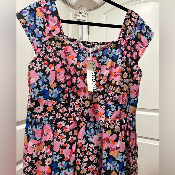 BloomChic Floral Midi Dress us12 - Picture 3 of 6